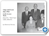 Taylor County Federal Savings and Loan Board of Directors, July 1962